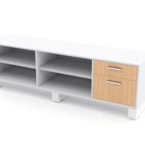 Credenza de Melamina Maxio con Cajonera y Gaveta (16mm)