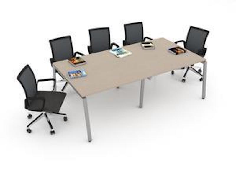 Mesa de Juntas Tech Alpha Silver Techno
