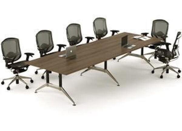 Mesa de Juntas Consejo Tech Black Chrome Techno